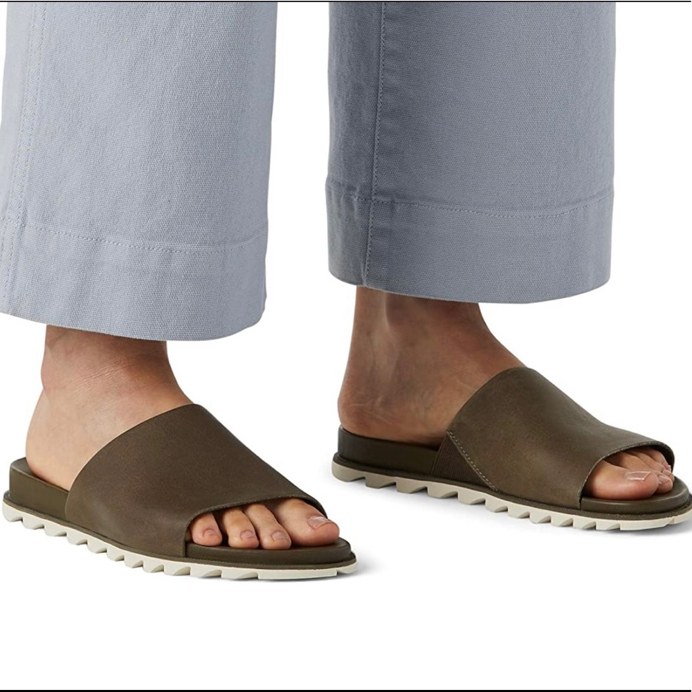 Sorel Leather Slides